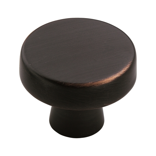 1-5/16" (33 mm) Diameter Blackrock Cabinet Knob Oil Rubbed Bronze Finish - pack of 10