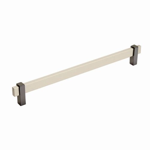 Mulino 10-1/16 in (256 mm) Center-to-Center Silver Champagne/Black Nickel Cabinet Pull