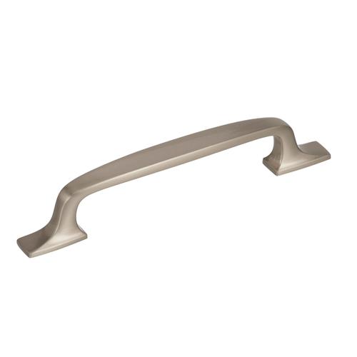 5-1/16" (128 mm) Center to Center Highland Ridge Cabinet Pull Satin Nickel Finish